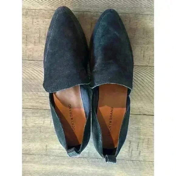 Lucky Brand Mahzan Loafer | Black‎ leather | Size 8. Ankle, Fall, Cute, Work - Picture 8 of 15